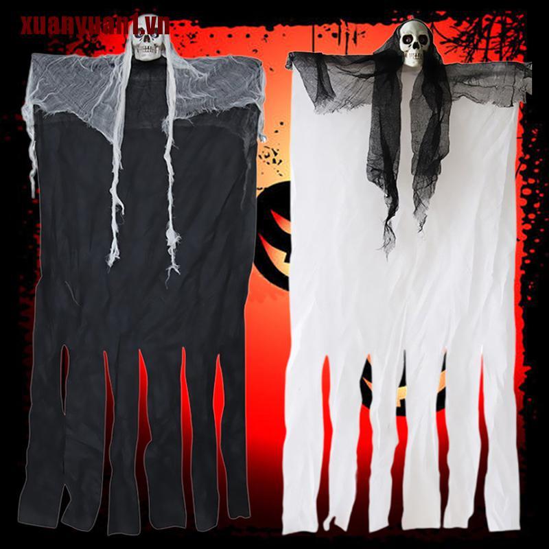 Bộ Xương Trắng Đen 100cm Trang Trí Halloween 2020