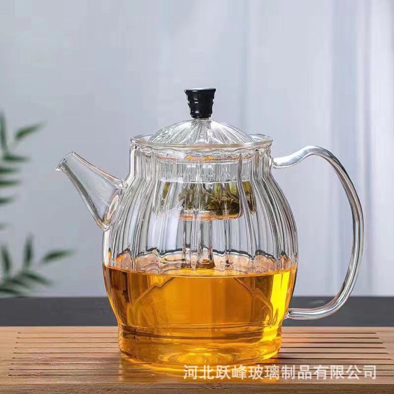 Ấm thuỷ tinh 2 lõi lọc 900ml