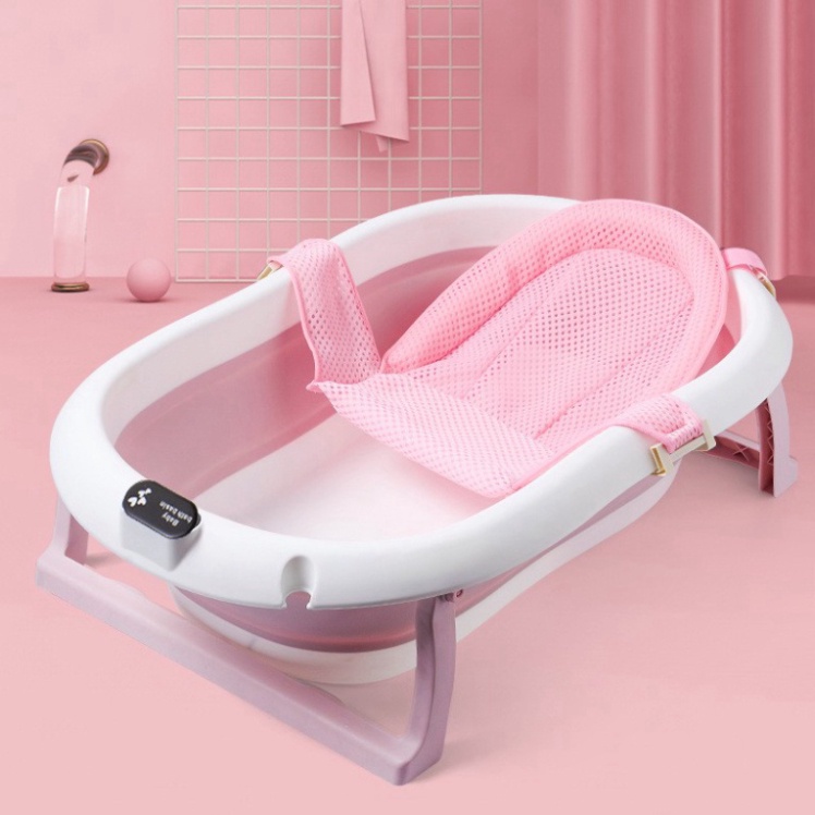 THAU CHẬU TẮM CHO BÉ GẤP GỌN SIZE TO BABYJOY MART ( HÀNG CAO CẤP )