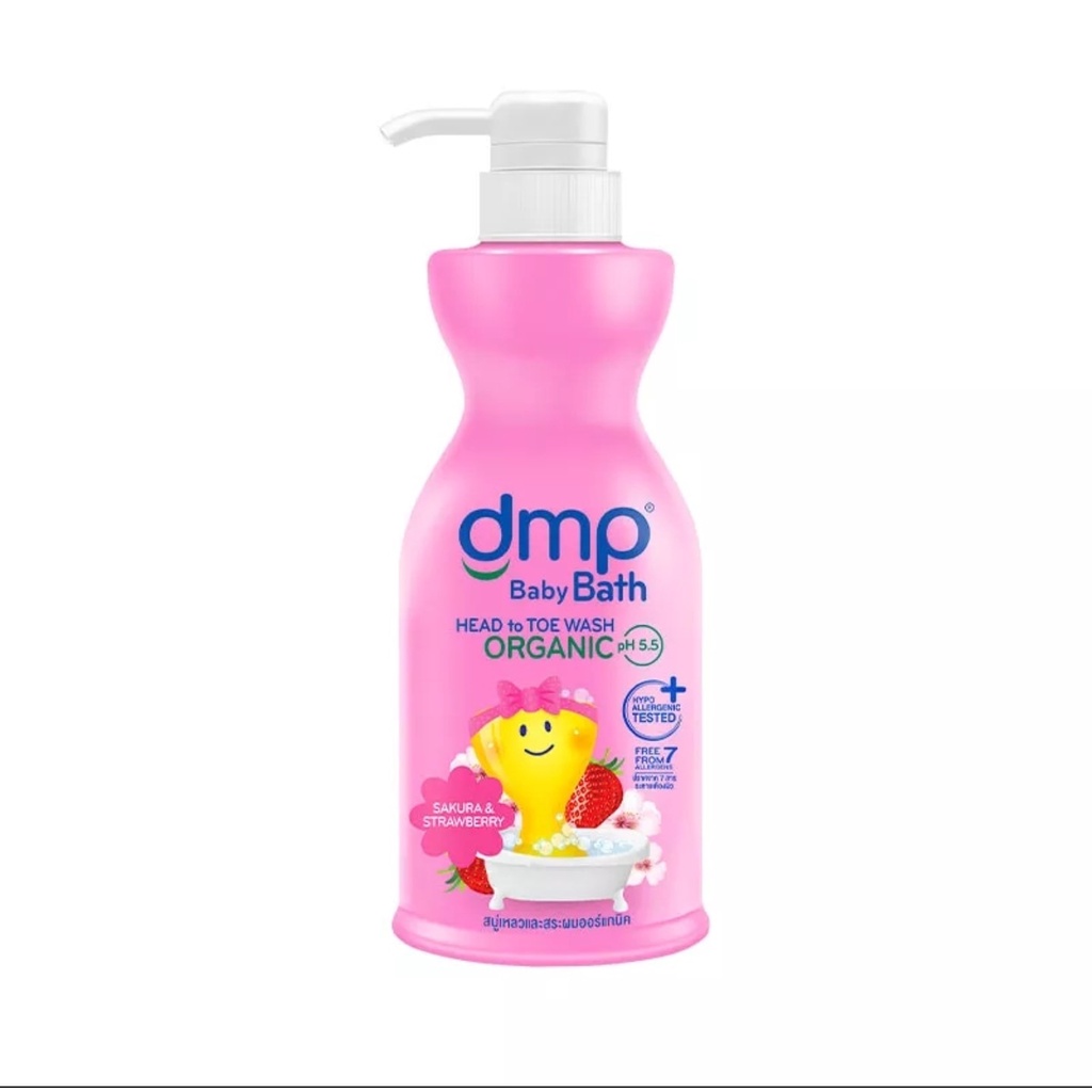 Sữa Tắm Gội Cho Bé Dermapon Thái Lan Chai Hồng