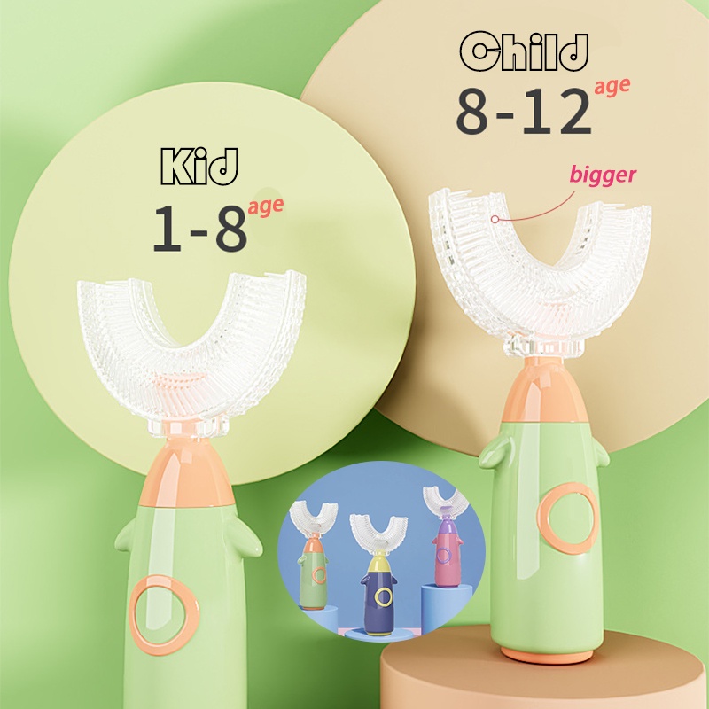 Bàn Chải Chữ U Mềm Mại Dành Cho Bé 1-12 Tuổi