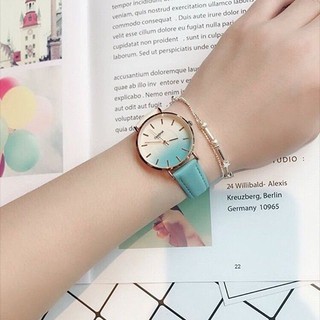 Đồng Hồ Nữ CANDYCAT Dây Da 3 Màu Siêu Độc
