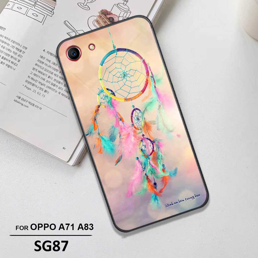 Ốp kính cường lực OPPO A71 - A83 Ốp điện thoại cao cấp  Son Store68