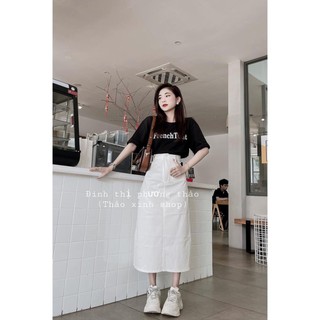 Set đồ nữ cá tính, set váy dài áo thun đi chơi sang chảnh mùa hè đẹp YA122