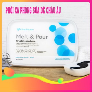 Phôi xà phòng glycerin sữa dê châu Âu làm xà phòng handmade