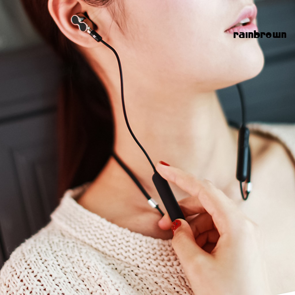 Tai Nghe Bluetooth 5.0 Có Dây Vòng Qua Cổ Hỗ Trợ Chơi Game