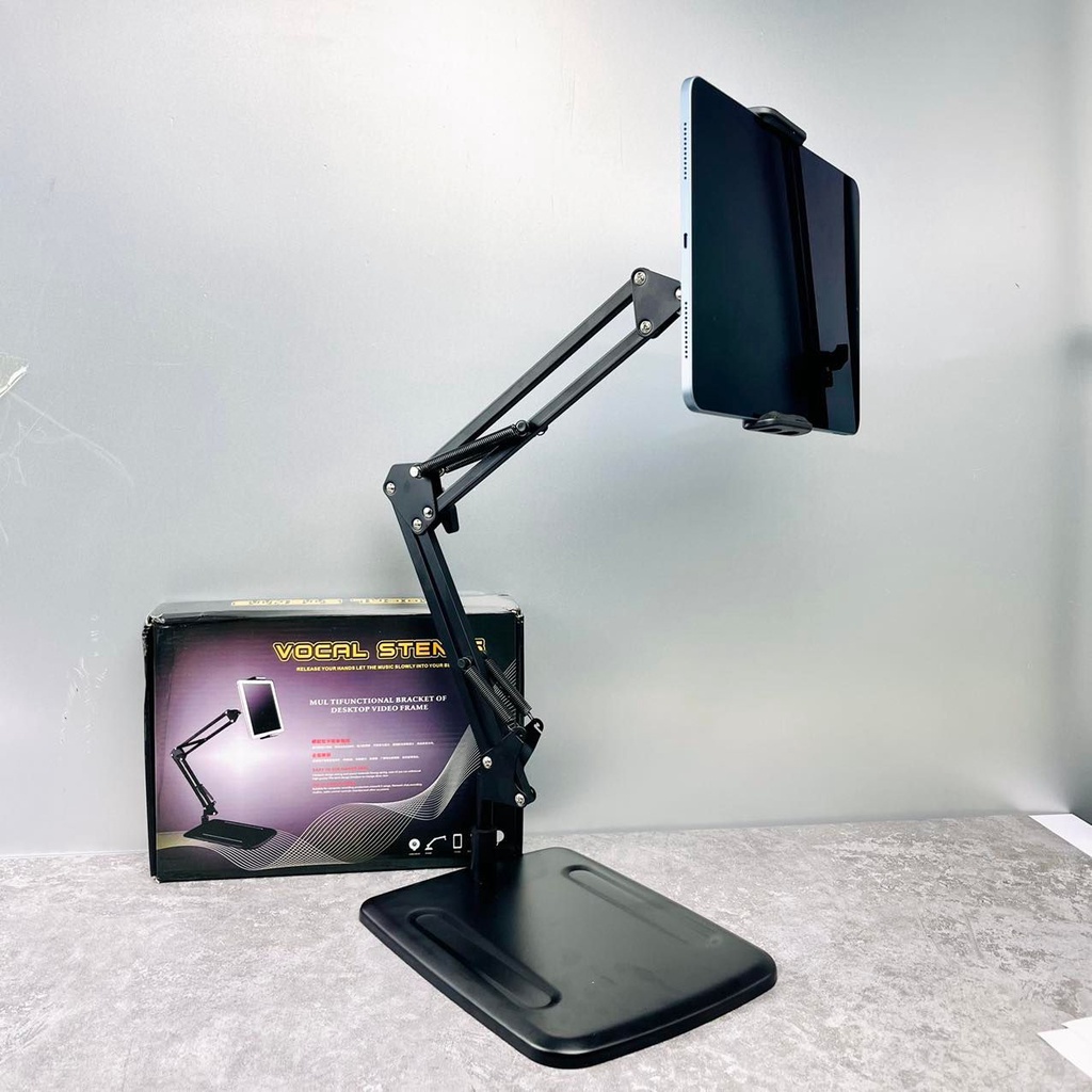 Giá đỡ để bàn điện thoại, máy tính bảng từ 3.5 inch đến 11 inch gấp gọn, chắc chắn