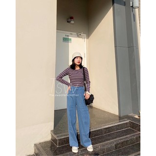 Quần culottes jeans mềm