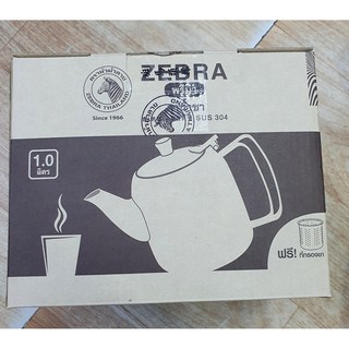 Ấm Pha Trà Inox 1L Zebra - 113404