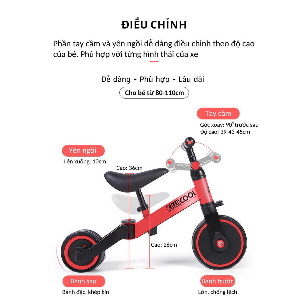 Xe chòi chân đa năng KiWiCOOL AS.006