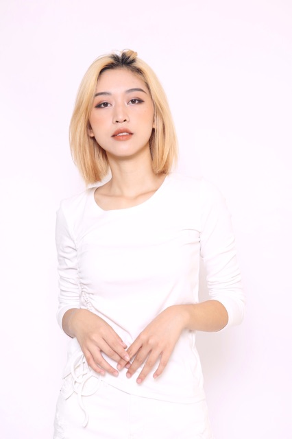 Áo thun nữ dài tay bozip vải dư xịn