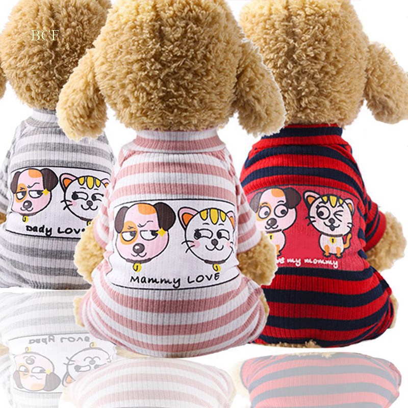 Bộ Đồ Ngủ Pijama Mềm Mại Dễ Thương Cho Thú Cưng