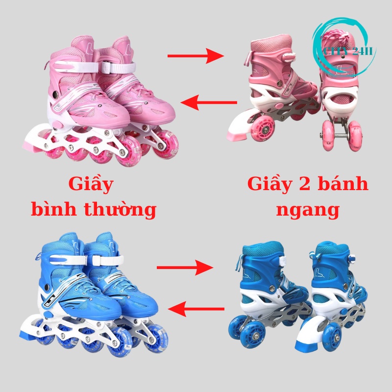 2 ỐC DÀI đổi patin từ 1 hàng bánh thành 2 hàng bánh