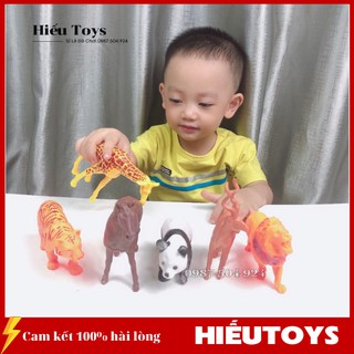 Đồ Chơi Mô Phỏng Các Con Vật Con Thú Bằng Nhựa Cao Cấp Túi 6 Con