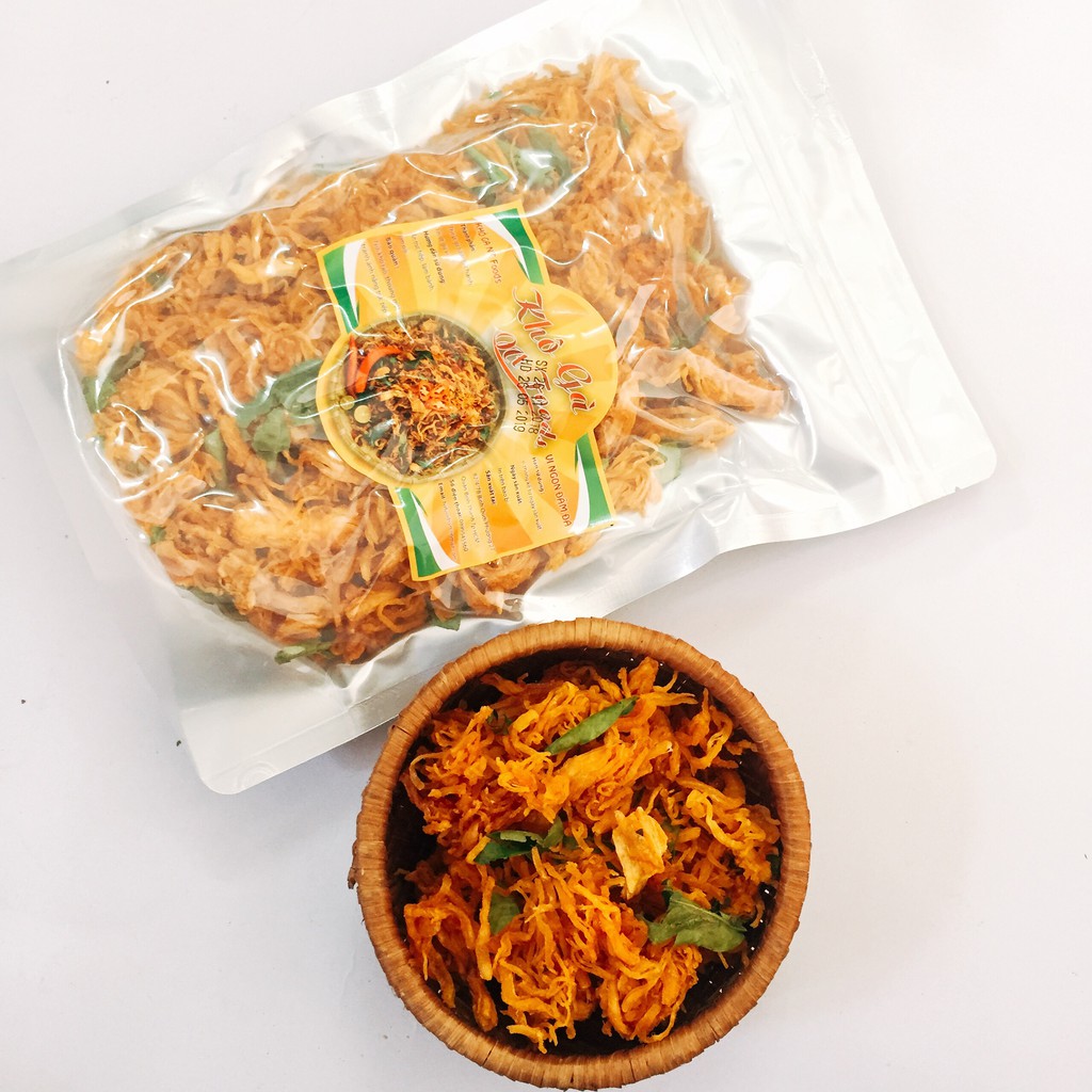 1KG KHÔ GÀ KHÔNG CAY CÓ LÁ CHANH LOẠI NGON | BigBuy360 - bigbuy360.vn