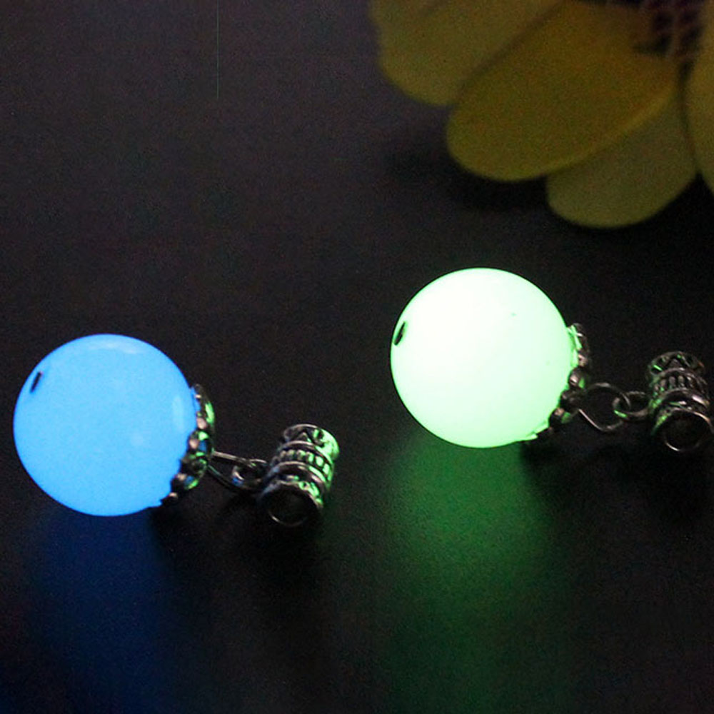 Vòng Tay Dây Bện Mặt Chiếc Lá Phát Sáng Trong Đêm Unisex