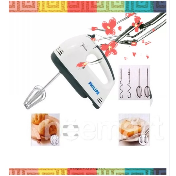 Máy đánh trứng cầm tay 6610 công suất 180W cao cấp - công nghệ mới 7 cấp độ cực mạnh