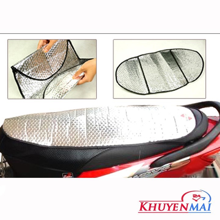 Miếng che yên xe máy chống nắng - Che yên xe máy
