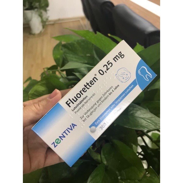 Đức - Viên ngậm bổ sung Vitamin D Fluoretten 500 I E và ngừa sâu răng cho trẻ nhỏ hiệu quả