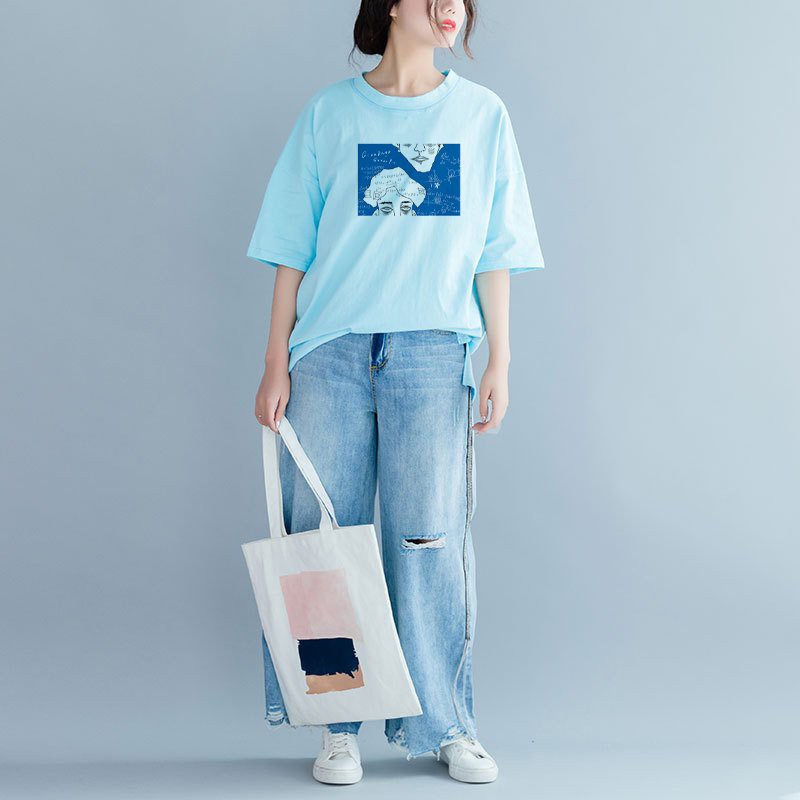 Áo Thun Tay Lỡ In Nhiệt Đồ Thị Toán Học form Unisex nam nữ phong cách Ulzzang - ATIN58 | BigBuy360 - bigbuy360.vn