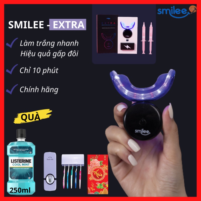 5 QUÀ TỰ CHỌN Smilee Extra-Tẩy trắng răng tại nhà Smilee cao cấp Làm Trắng