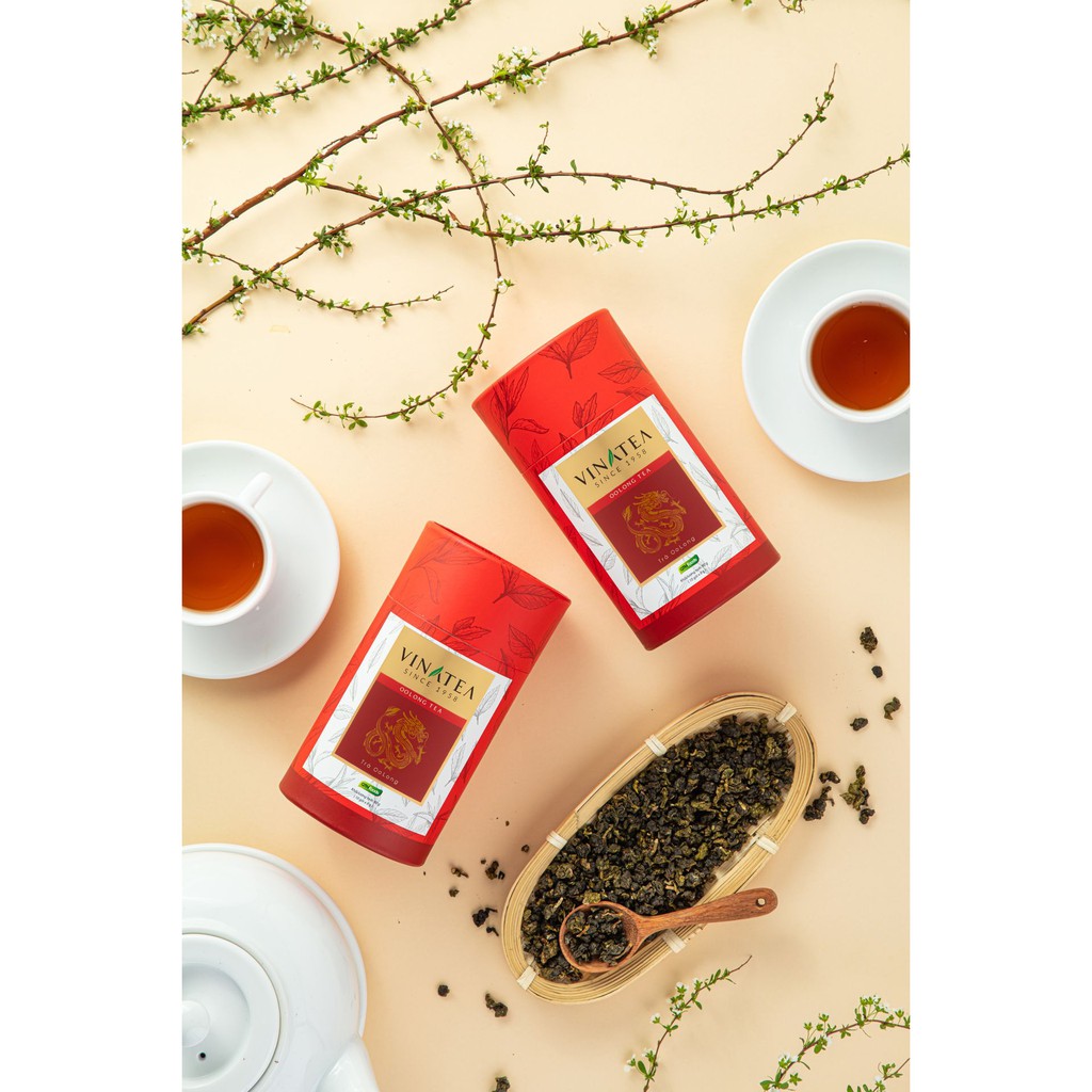 Trà Vinatea Oolong ( Ôlong) lon giấy 80g