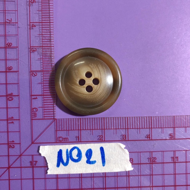 Combo 5 cúc áo,nút áo,khuy áo nâu loang màu N020-N023