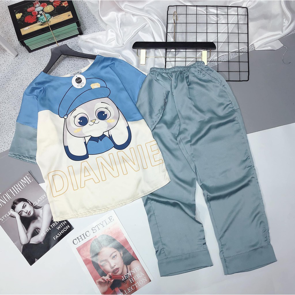 Bộ Lụa DÀI cổ tròn hình siêu xinh ( kèm ảnh thật ) | BigBuy360 - bigbuy360.vn