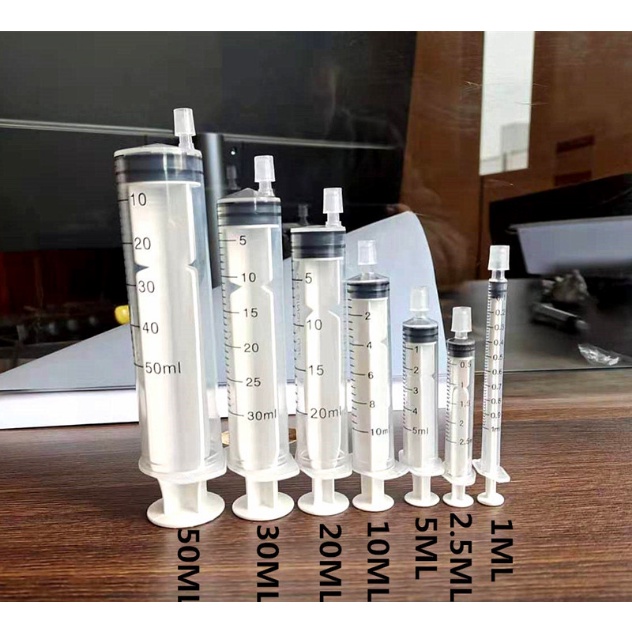Combo 50-100 bộ bơm tiêm  chiết nước hoa kèm đầu nối bơm tiêm chuẩn dung tích 10ml