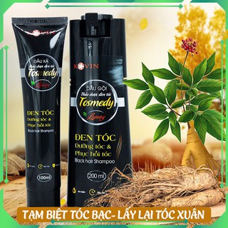 Dầu gội thảo dược đen tóc TOSMEDY - Công ty CP Dược TW Mediplantex - Đen tóc chỉ sau 01 lần gội.