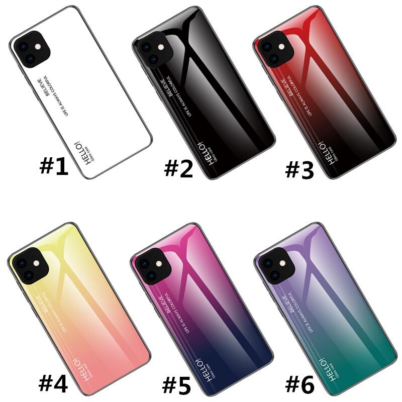 Casing For Nokia 9 Pureview 4.2 7 6.1 3.1 Plus 8.1 X7 X6 X3 X71 8 Sirocco Gradient Tempered Glass Case Anti Fall Soft Edge Back Cover