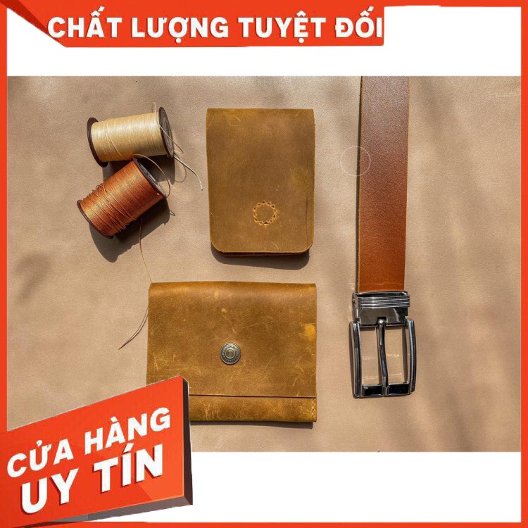 Thắt Lưng Nam Da Trâu Handmade - Hàng Nhập Khẩu 1000