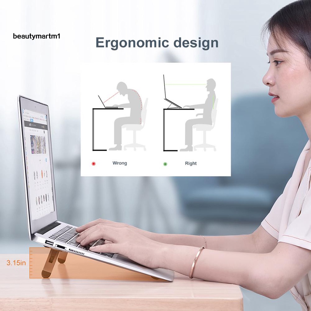 (Shop Amart) Giá Đỡ Hợp Kim Nhôm Tản Nhiệt Cho Laptop