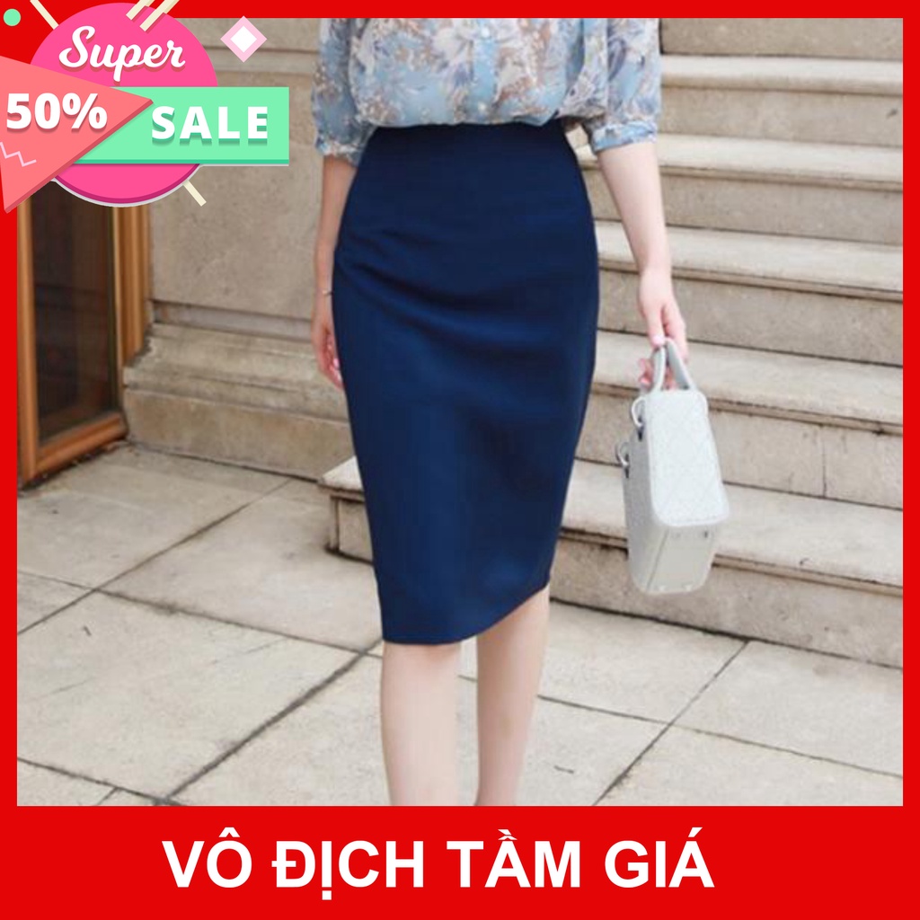 [SALE 50%] Chân Váy bút chì/chân váy công sở sẻ sau nhều màu tùy chọn chất vải co dãn dáng ôm mềm mại dễ thương
