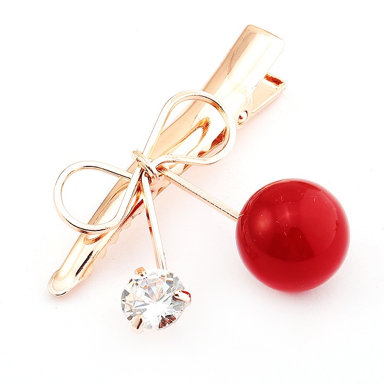Kẹp Tóc Quả Cherry Zircon 2022