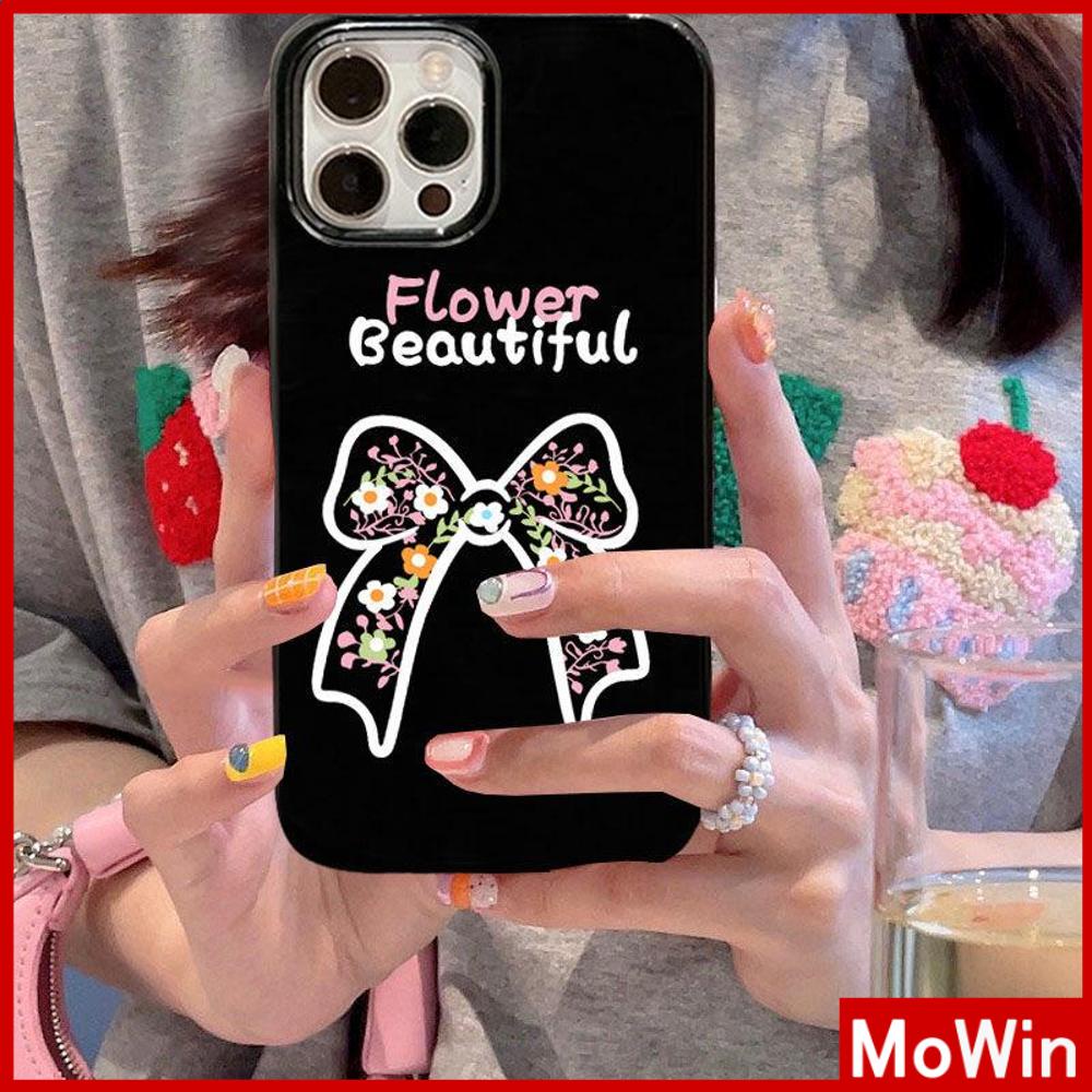 Ốp điện thoại TPU silicone mềm họa tiết nơ chống sốc thích hợp cho iPhone 13 Pro Max 12 Pro Max 11 Pro Max 7 Plus x xr