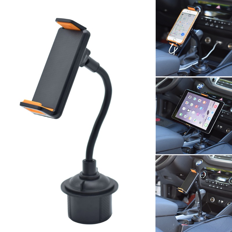 Giá Đỡ Điện Thoại / Máy Tính Bảng Màu Đen Siêu Bền Tiện Dụng Cho Xe Hơi
