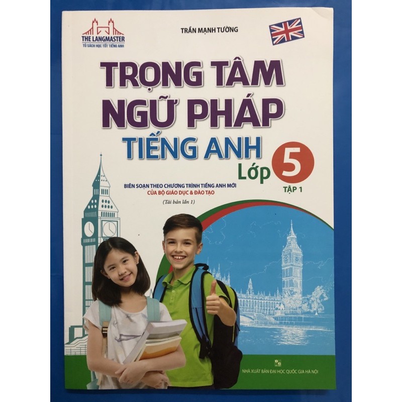 Sách - Trọng Tâm ngữ pháp tiếng anh lớp 5 (Combo 2 tập)