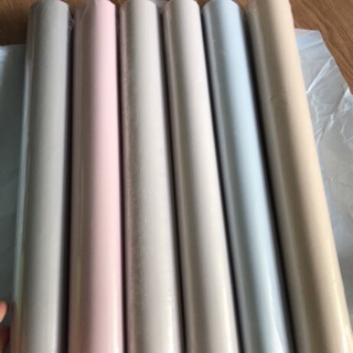 5m giấy dán tường màu trơn vân sần khổ 60cm