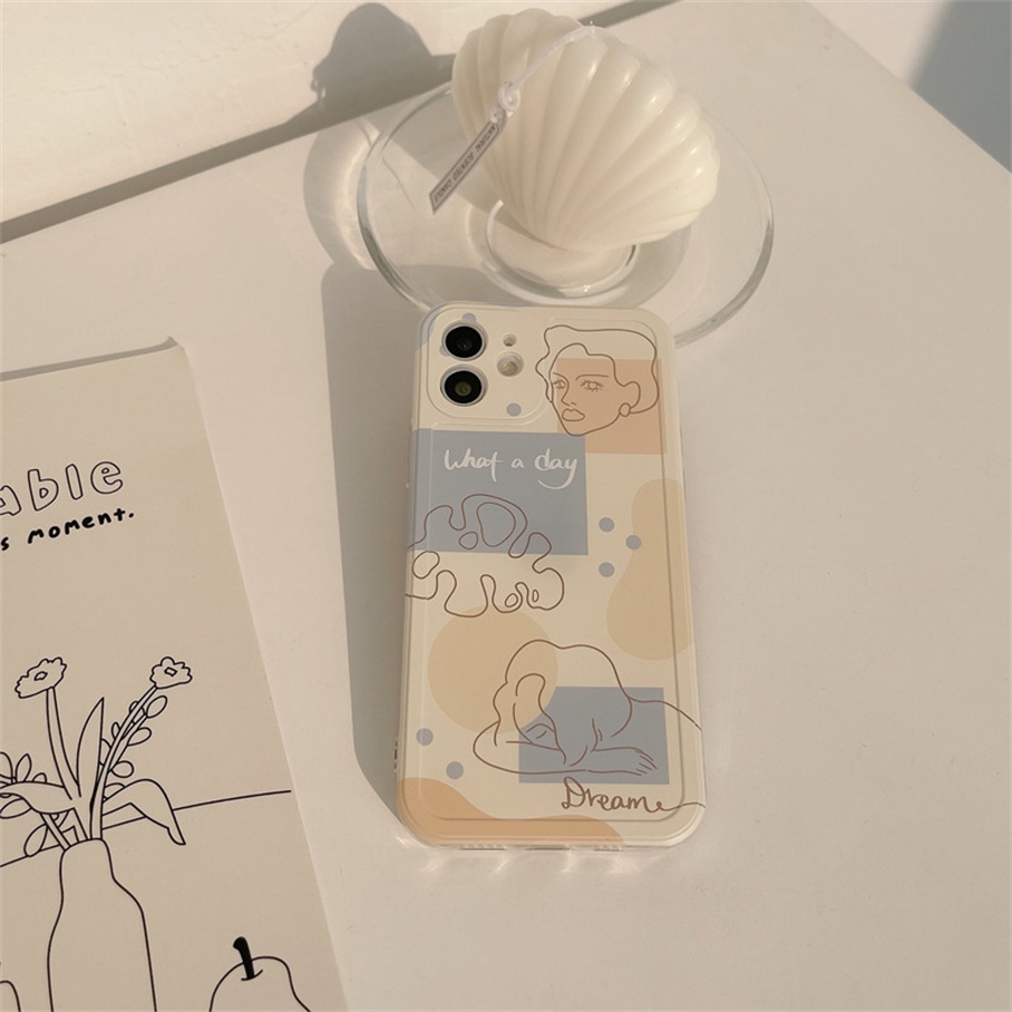 Ốp Điện Thoại Mềm Họa Tiết Nghệ Thuật Thời Trang Cho For iPhone 13 12 11 Pro Max XS Max XR X 8 7 Plus 8 7 SE 2020