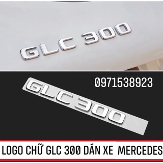 Logo glc 300 dán xe mercedes hàng có tem hãng
