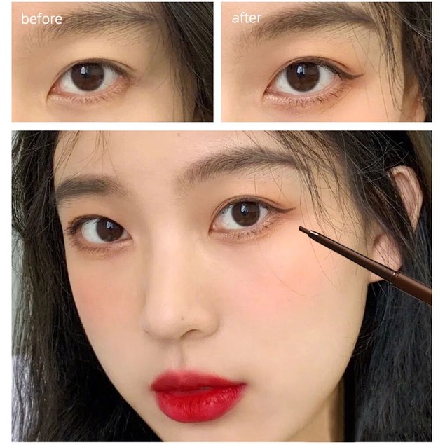 Bút Kẻ Mắt Dạng gel Merssitin Chống Nước Không Nhòe Lâu Trôi Dành Cho Người Mới Bắt Đầu