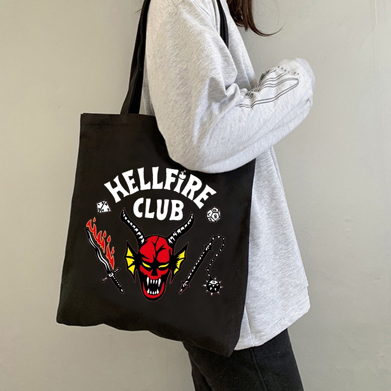 Túi Xách Canvas Mua Sắm 4 Ngăn Thời Trang Harajuku Thân Thiện Với Môi Trường Cho Nữ