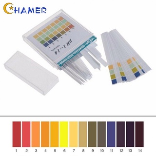Chamer- ~100 ph 1-14 universal full range litmus test paper strips tester indicator urine