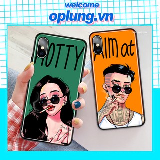 Ốp lưng iphone mặt kính cường lực ốp iphone 6 6s 6plus 7plus 8plus x xs xr xsmax 11 promax k313