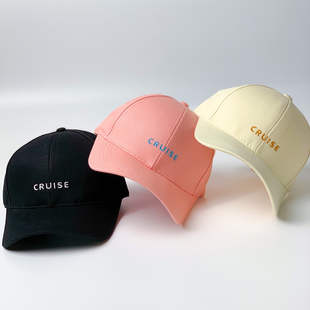Nón kết lưỡi trai thêu chữ CRUISE form Unisex phong cách Ulzzang T02