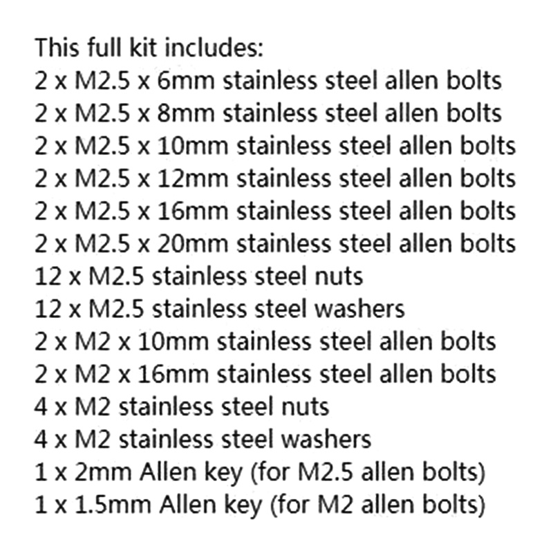 Bộ 50 Đầu Vít Lục Giác Bằng Thép Không Gỉ Thông Dụng
