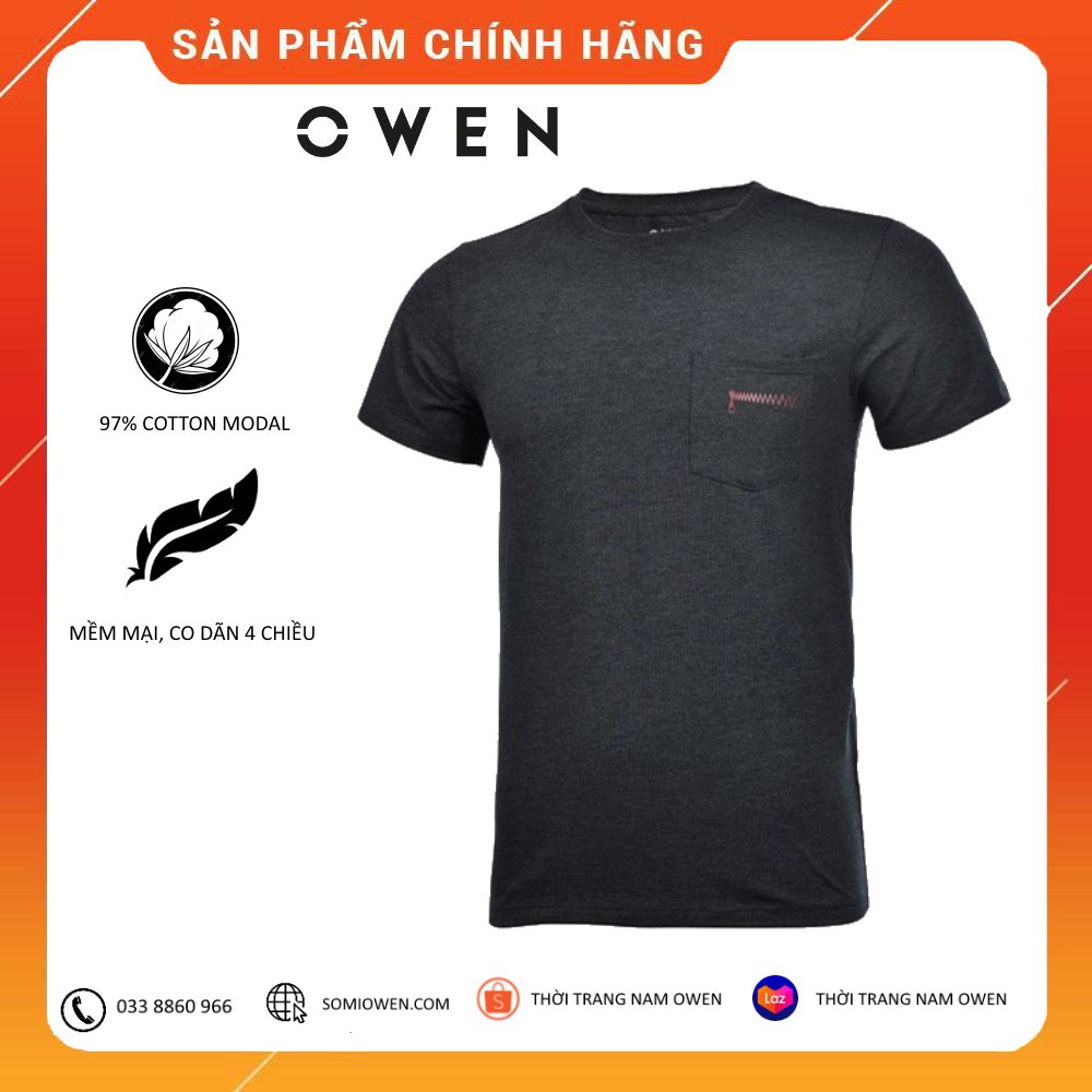 🌸 SALE ❤️ (Chính Hãng) Sale 10.10 . OWEN - Áo thun ngắn tay Owen màu xám 90695 Cực Đẹp . Đẹp . . . ! ⇞ : . .. ²⁴ʱ 🌸 ₐ