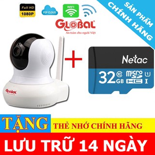 Camera Wifi không dây Global Việt Nam - Kết Nối WIFI, Hàng Made In Việt Nam
