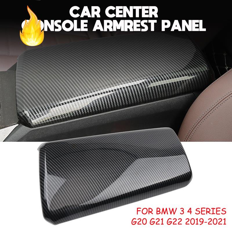 Khung viền bảng điều khiển trung tâm bằng sợi carbon cho BMW 3 4 Series G20 G21 G22 M Sport 2019-2021